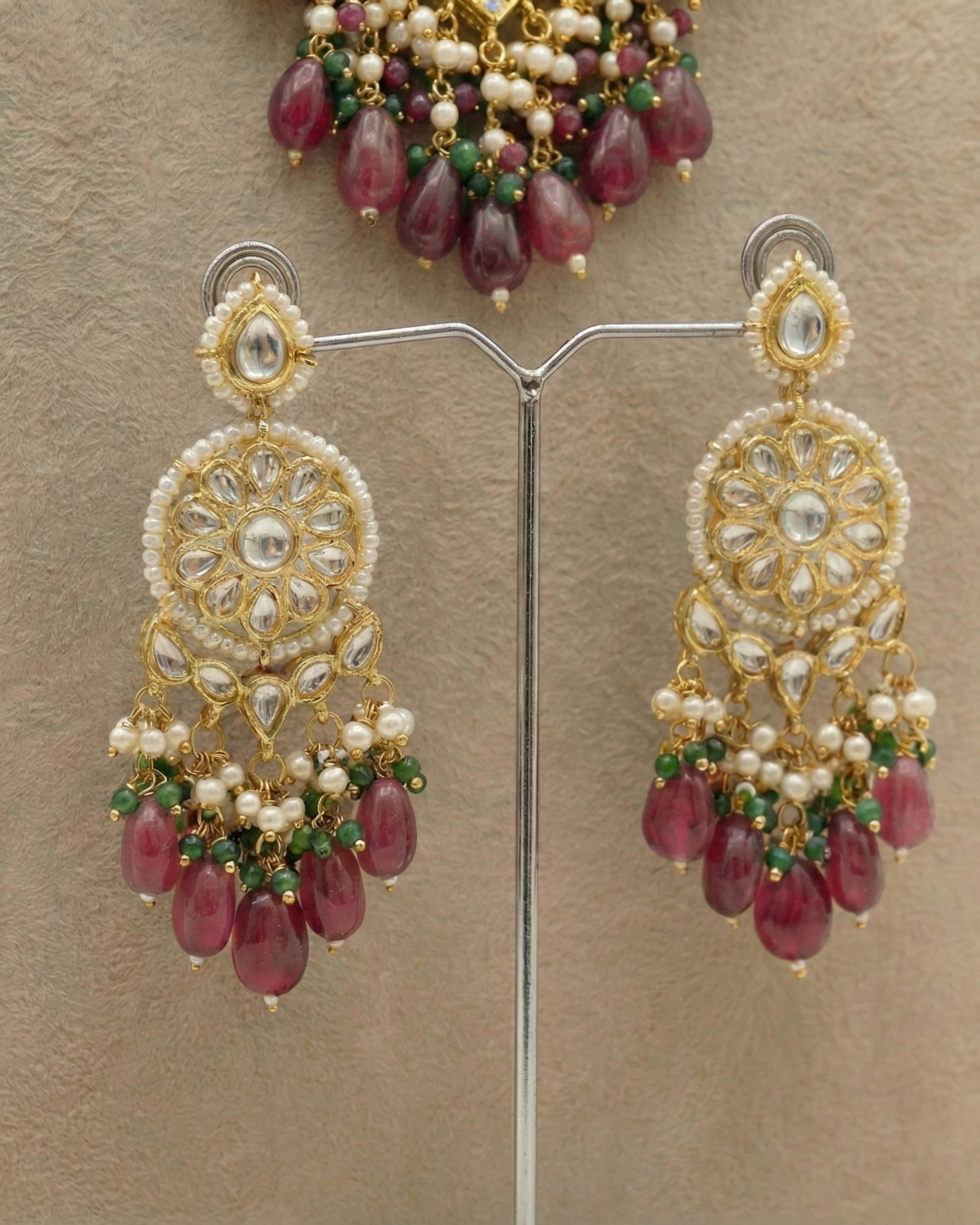 Emerald Ruby Heritage Necklace Set